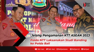 Jelang Pengamanan KTT ASEAN 2023, Polda NTT Laksanakan Studi Banding ke Polda Bali