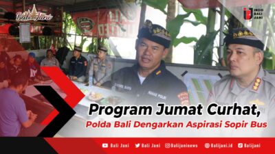 Program Jumat Curhat, Polda Bali Dengarkan Aspirasi Sopir Bus