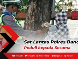 Sat Lantas Polres Bandara Peduli kepada Sesama