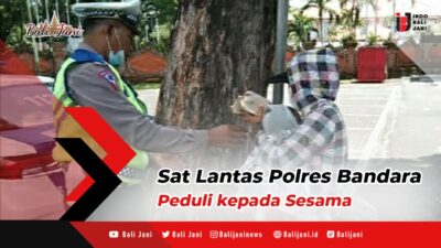 Sat Lantas Polres Bandara Peduli kepada Sesama