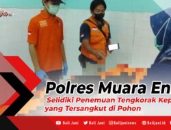 Polres Muara Enim Selidiki Penemuan Tengkorak Kepala yang Tersangkut di Pohon