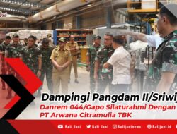 Dampingi Pangdam II/Sriwijaya, Danrem 044/Gapo Silaturahmi Dengan PT Arwana Citramulia TBK