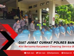 Giat jumat Curhat Polres Bandara Kini Bersama Karyawan Cleaning Service Bandara