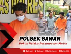 Polsek Sawan Bekuk Pelaku Perampasan Motor