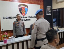 Bidpropam Polda Sumsel Gelar Pembinaan Dan Pemulihan Profesi