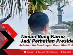 Taman Bung Karno Jadi Perhatian Presiden Sebelum Ke Bendungan Danu Kherti Buleleng