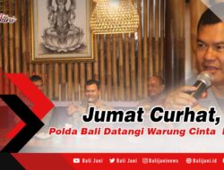 Jumat Curhat, Polda Bali Datangi Warung Cinta Renon