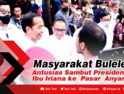 Masyarakat Buleleng Antusias Sambut Presiden dan Ibu Iriana ke Pasar Anyar