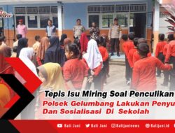 Tepis Isu Miring Soal Penculikan Anak , Polsek Gelumbang Lakukan Penyuluhan Dan Sosialisasi Di Sekolah