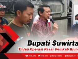 Bupati Suwirta Tinjau Operasi Pasar Pemkab Klungkung