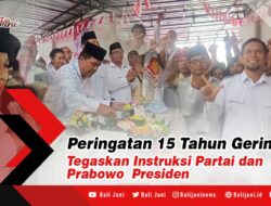 Peringatan 15 Tahun Gerindra, Tegaskan Instruksi Partai dan Prabowo Presiden