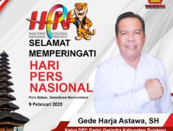 DPC Gerindra Buleleng Mengucapkan Selamat Hari Pers Nasional 2023