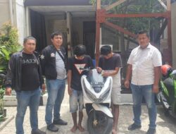 Reskrim Polsek Gunung Anyar Ciduk Dua Pelaku Curanmor