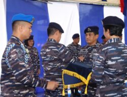Danlantamal IV Pimpin Upacara Penyerahan Jabatan Danlanal Bintan