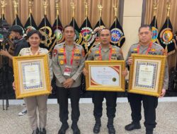 Polres Gianyar Dan Karangasem, Serta Rumkit Bhayangkara Denpasar Polda Bali, Raih Penghargaan Dari Kementerian PAN RB