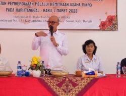 Wabup Diar Buka Sosialisasi Pemberdayaan Kemitraan Usaha Mikro Bagi Pelaku UKM Di Bangli