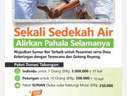 BMH Gerai Sidoarjo Mendistribusikan Tandon Air