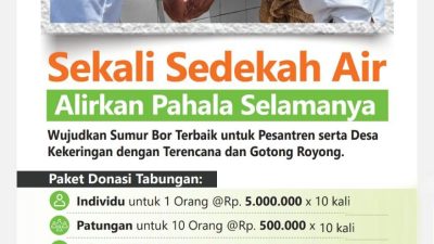 BMH Gerai Sidoarjo Mendistribusikan Tandon Air