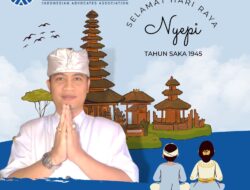 Adv Kadek Dony Riana Mengucapkan Selamat Hari Raya Nyepi Tahun Caka 1945