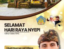 Kepala UPTD PPRD Kabupaten Buleleng Mengucapkan Selamat Hari Raya Nyepi Tahun Caka 1945