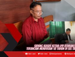 Sidang Kasus Ketua LPD Anturan, Terancam Mendekam 18 Tahun di Sel Tahanan