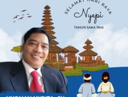 Adv Nyoman Mudita Mengucapkan Selamat Hari Raya Nyepi Tahun Caka 1945