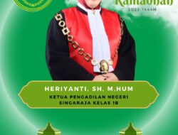 Ketua PN Singaraja Ucapkan Selamat Menunaikan Ibadah Puasa Ramadhan 1444 H