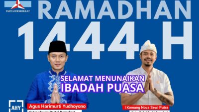 Ketua Fraksi Demokrat DPRD Provinsi Bali Ucapkan Selamat Menunaikan Ibadah Puasa Ramadhan 1444 H