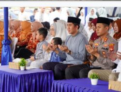 Dandim Rimba Anwar Hadiri Pembukaan Pasar Ramadhan 1444 H Kabupaten Muara Enim