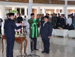Kapolres Muara Enim, AKBP Andi Supriadi Hadiri Pelantikan Sekda Ir. Yulius Sebagai Sekda Kabupaten Muara Enim