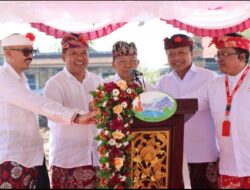 Bupati Bangli Letakkan Batu Pertama Pembangunan Gedung Rawat Inap RSUD Bangli dan Gedung PLUT, Dihadiri Gubernur Bali