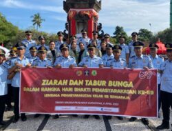 Sambut Hari Bhakti Pemasyarakatan ke- 59, Lapas Singaraja Lakukan Ziarah dan Tabur Bunga di Makam Pahlawan Curastana