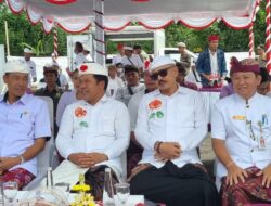 Bupati Bangli Ground Breaking Pembangunan Gedung IKM Kopi Arabika di Desa Catur Kintamani