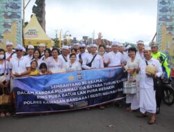 Tirta Yatra Personil Polres Bandara ke Pura Ulun Danu Batur dan Pura Agung Besakih