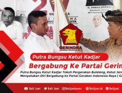 Putra Bungsu Ketut Kadjar Bergabung Ke Partai Gerindra