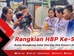 Rangkaian HBP Ke-59, Rutan Klungkung Gelar One Day One Prison’s Product