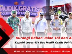 Kurangi Beban Jalan Tol dan Arteri, Kapolri Lepas 434 Bus Mudik Gratis Polri Presisi