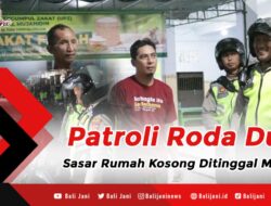 Patroli Roda Dua Sasar Rumah Kosong Ditinggal Mudik