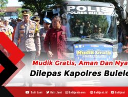 Mudik Gratis, Aman Dan Nyaman Dilepas Kapolres Buleleng