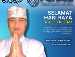 Ketua Dan Segenap Keluarga Besar Peradi Buleleng Mengucapkan ” Selamat Hari Raya Idul Fitri 1444 H