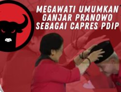 Megawati Umumkan Ganjar Pranowo Sebagai Capres PDIP
