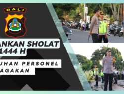Amankan Sholat Ied Puluhan Personel Disiagakan