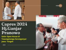Capres 2024 Hj.Ganjar Pranowo Gelar Open House di Tawangmangu Karanganyar Jawa Tengah