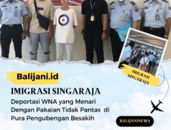 Imigrasi Singaraja Deportasi WNA yang Menari Dengan Pakaian Tidak Pantas di Pura Pengubengan Besakih