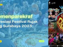 Kemenparekraf Apresiasi Festival Rujak Uleg Surabaya 2023