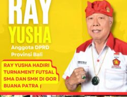 Anggota DPRD Provinsi Bali Ray Yusha Hadiri Turnament Futsal SMA dan SMK di GOR Buana Patra