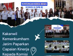 Kakanwil Kemenkumham Jatim Paparkan Capaian Kinerja Kepada Komisi III DPR RI