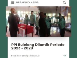 PPI Buleleng Dilantik Periode 2023 – 2028