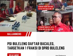 PSI Buleleng Daftar Bacaleg, Targetkan 1 Fraksi di DPRD Buleleng