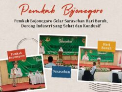 Pemkab Bojonegoro Gelar Sarasehan Hari Buruh, Dorong Industri yang Sehat dan Kondusif